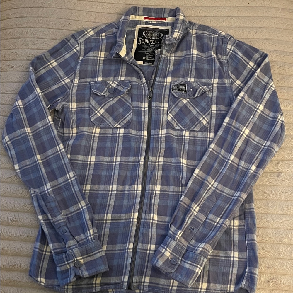 Superdry Men's Checkered Shirt Jacket